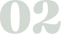 Number 02 in bold black font.